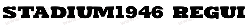 Stadium1946 Regular字体转换